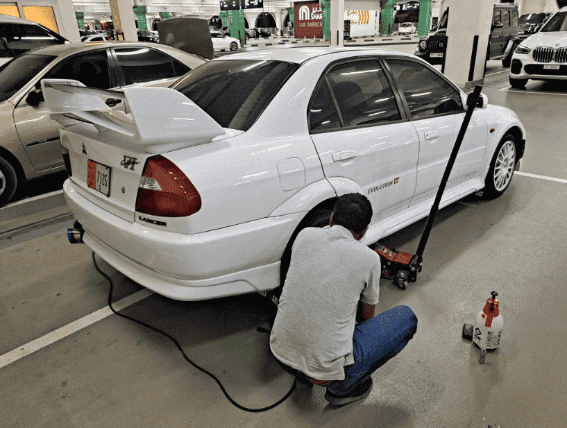 flat tyre repair